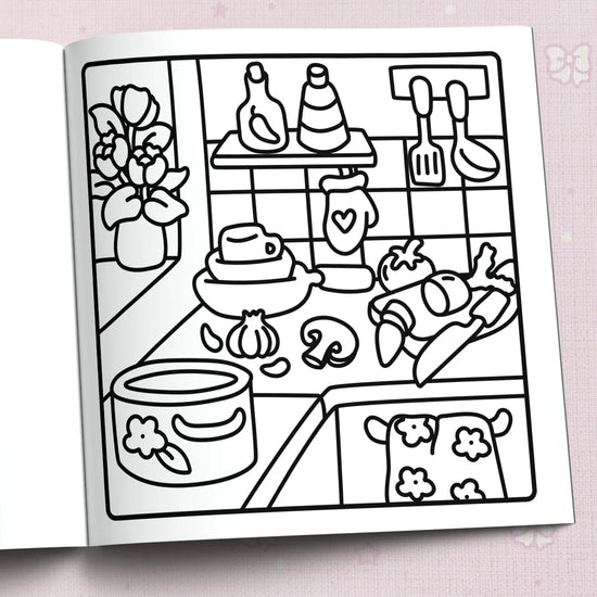 Kolorowanka „Jedzenie, napoje i słodkości”