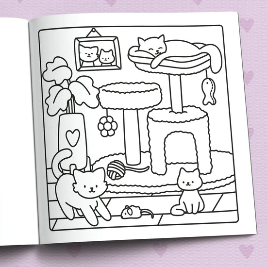 Kolorowanka „Kocie chwile”