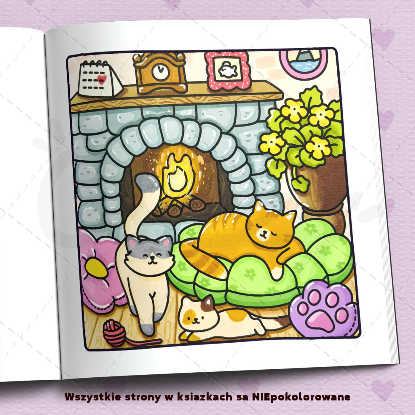 Kolorowanka „Kocie chwile”